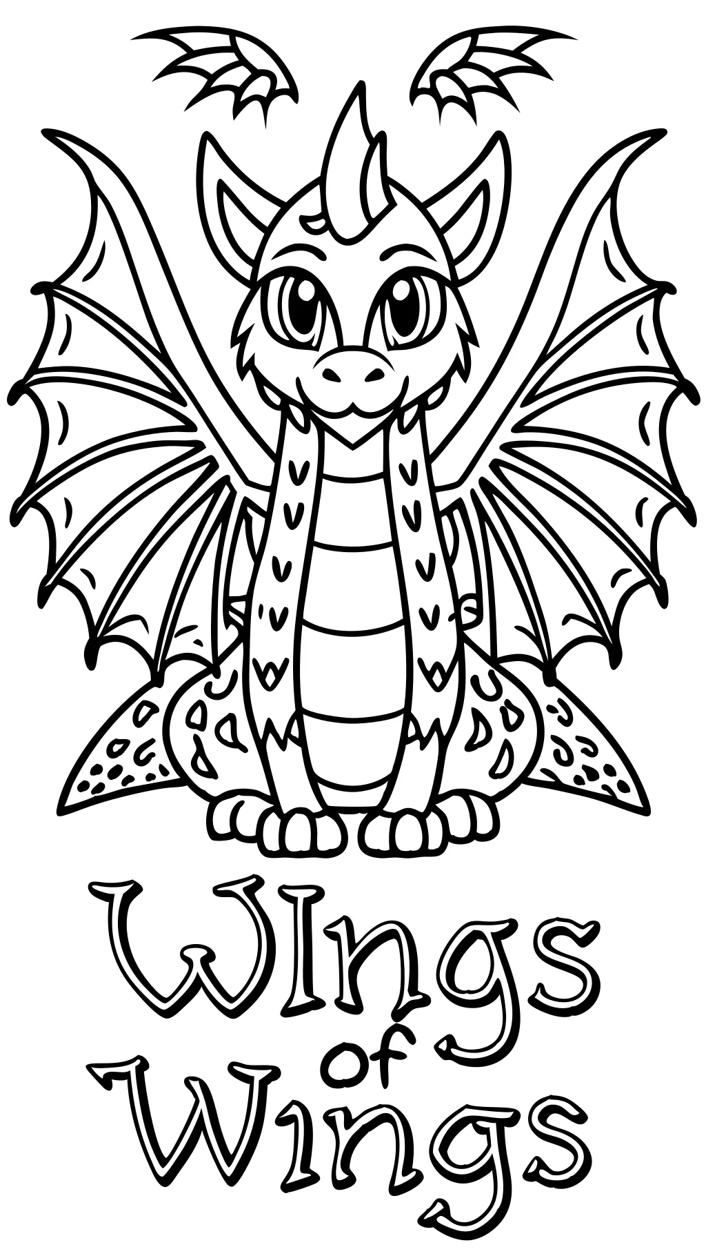 rainwing coloring pages